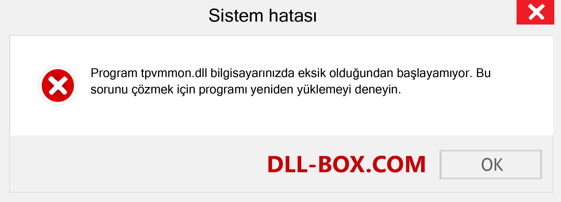 tpvmmon.dll dosyası eksik mi? Windows 7, 8, 10 için İndirin - Windows'ta tpvmmon dll Eksik Hatasını Düzeltin, fotoğraflar, resimler